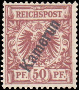 Cameroun #6, Incomplete Set, 1897, Hinged