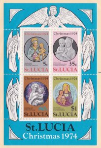 St. Lucia         366a        Souvenir Sheet    MNH OG