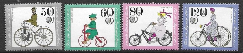 Germany (Berlin 9nb223-26 )  1985   set 4  VF NH