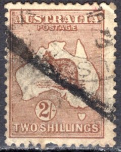 Australia; 1916: Sc. # 52: Die II Used Single Stamp