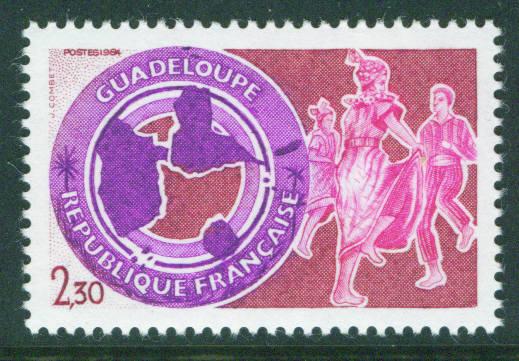 FRANCE Scott 1913 MNH** 1984 Guadeloupe dancer stamp