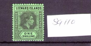 LEEWARD ISLANDS George VI 1/- SG110 Superb MNH condition.