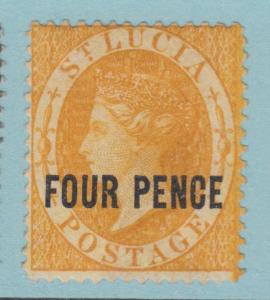 ST LUCIA 21  PERF 14 1883  MINT HINGED OG * NO FAULTS EXTRA FINE! - CSD