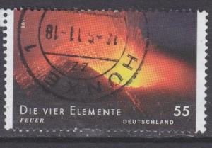 Germany sc#2615 2011 55c Four Elements used