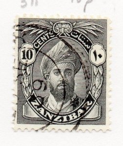 Zanzibar 1926 Early Issue Fine Used 10c. 167864