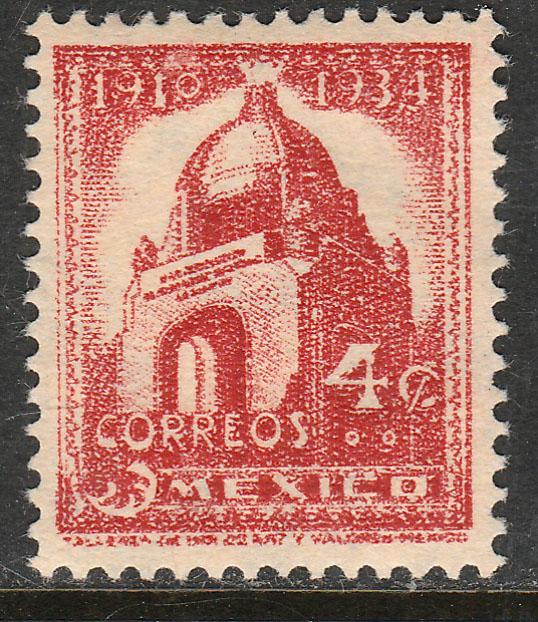 MEXICO 840 4¢ 1934 Definitive Wmk Gobierno...279 UNUSED, LH, VF.