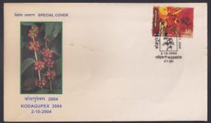 INDIA - 2004 KODAGUPEX SPECIAL COVER WITH SPECIAL CANCL.