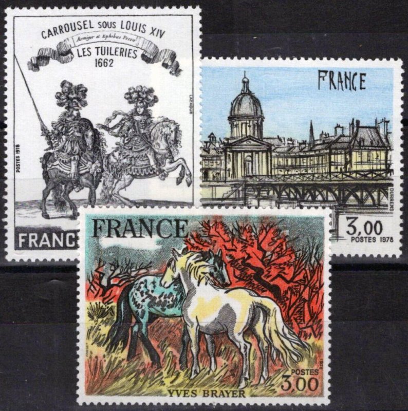 ZAYIX France 1582-1585 MNH Horses Architecture Paintings Etchings 051023SM180