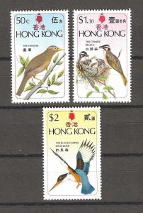 HONG KONG 1975 SG 335/7 MNH