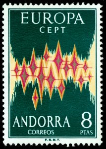 Andorra Spanish #62  MNH - Europa (1972)