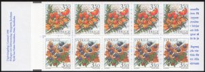 SWEDEN Sc. 2162a Berries 1996 MNH booklet