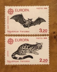 Stamp France Scott #2009-10 NH