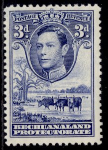 BECHUANALAND PROTECTORATE GVI SG122, 3d deep ultramarine, M MINT.