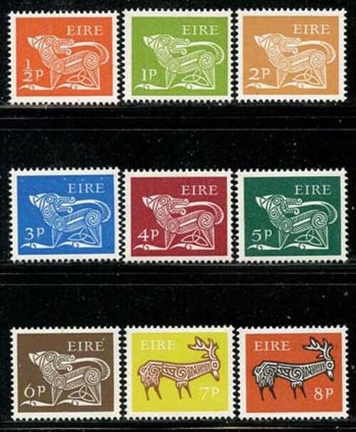  Ireland 1968 Definitive set Sc# 250-65 NH