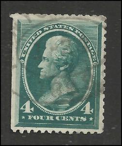 # 211 Blue Green Used FAULT Andrew Jackson