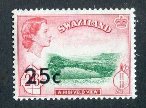 wxx291 Swaziland 1961 scott #76b mnh cat.$450 (offers welcome)