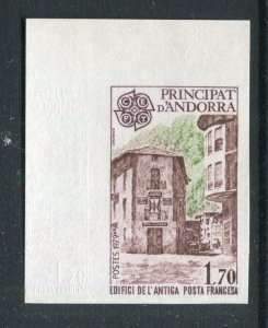 ANDORRA; 1979 early Pictorial EUROPA issue IMPERF VARIETY Marginal MINT MNH