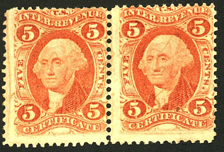 U.S. #R24c USED PAIR