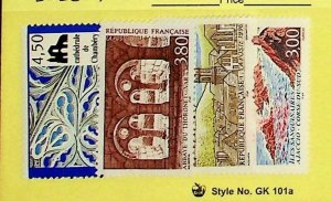 FRANCE Sc 2526-9 NH ISSUE OF 1992 - CHURCHES