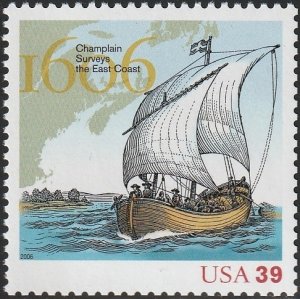 4074a MNH single WAG Ship and Map - no per item S&H fee