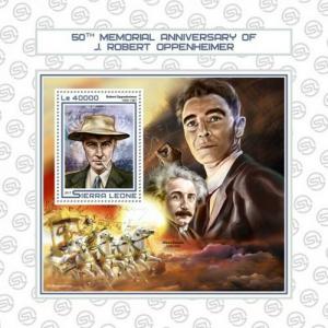 Sierra Leone - 2017 Robert Oppenheimer - Souvenir Sheet - SRL17508b