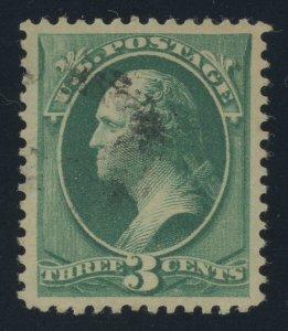 USA 184 - 3 cent Washington - PSE Graded Cert: Superb 98 Used