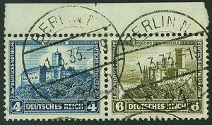 Germany 1932 Nothilfe Michel W43 Se-Tenant Zusammendruck 53246