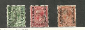 Bechuanaland, Postage Stamp, #83-84, 86bUsed, 1913-1915