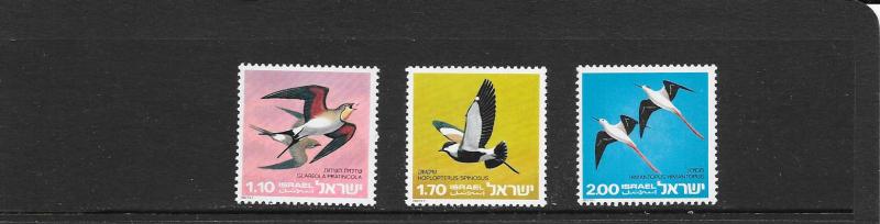 BIRDS - ISRAEL #577-579  MNH