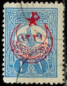 Turkey 1915: Sc. # B19; Used Single Stamp