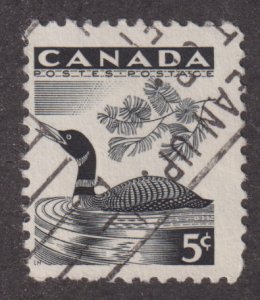 Canada 369 Wildlife, Loon 1957