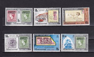 LI07 Montserrat 1976 The 100th Anniversary of First Postage Stamp full set