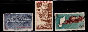 Madagascar Scott C51-C53 MNH** Airmail set 1946