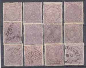 Cape Of Good Hope QV Revenue/Duty Collection Of 12 Mint/VFU BP8028