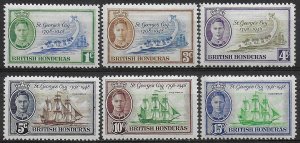 1949 British Honduras Giorgio VI 6v. MNH SG n. 166/71