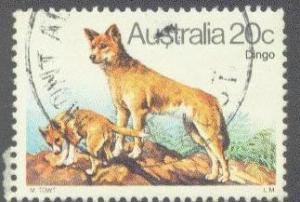 AUSTRALIA  727 USED 1980 DOGS-20c DINGO