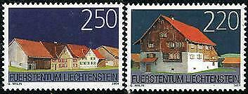 HERRICKSTAMP LIECHTENSTEIN Sc.# 1295-96 MINT NH Stamp Set