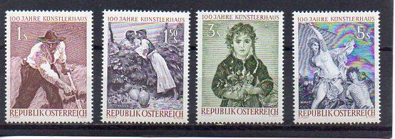 Austria 662-665 MNH