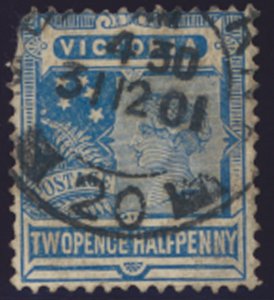 Victoria Australia  SG 388  SC# 197  Used   1901  see details  / scans