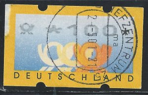 Germany #Michel ATM 3 100 pf Post Emblem