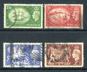 1951 Great Britain Scott #286-89 Set of 4 in Used Condition