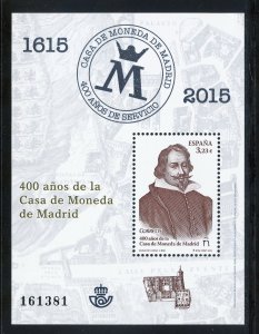 Spain 4053 MNH,  Sandoval First Director of Spanish Mint S/S from 2015.