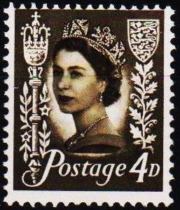 Great Britain(Jersey). 1968 9d(C.band) S.G.12 Unmounted Mint