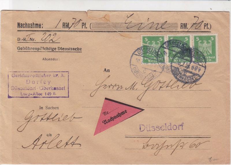 german 1926 stamps cover  ref 18870