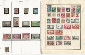 Algeria Stamp Collection on 20 Scott & Harris Pages, JFZ 