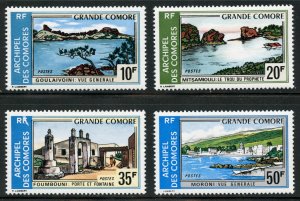 Comoro Islands Scott 107-110 Unused HOG - 1973 Comoro Scenic Places - SCV $7.75