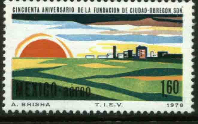 MEXICO C576, 50th Anniv of Ciudad Obregon. MINT, NH. F-VF.