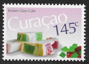 Curacao #47 145c Foods - Broken Glass Cake ~ MNH