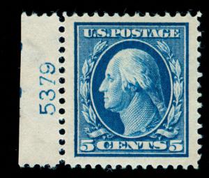 MOMEN: US STAMPS #378 MINT OG NH PSE GRADED CERT XF-90J