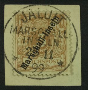 MOMEN: GERMAN COLONIES MARSHALL SC #1a 1897 USED **CERT** LOT #62321